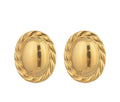 Arden Oval Rope Statement Earrings