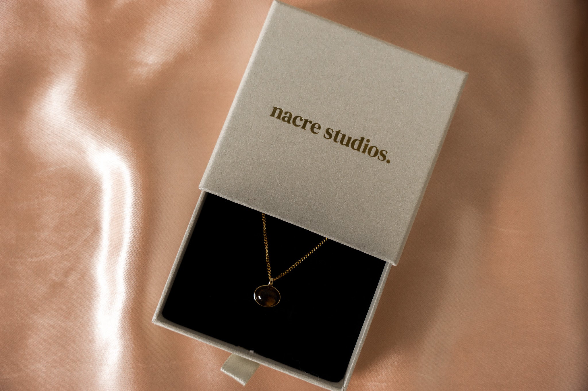 Cleo Tigers Eye Necklace