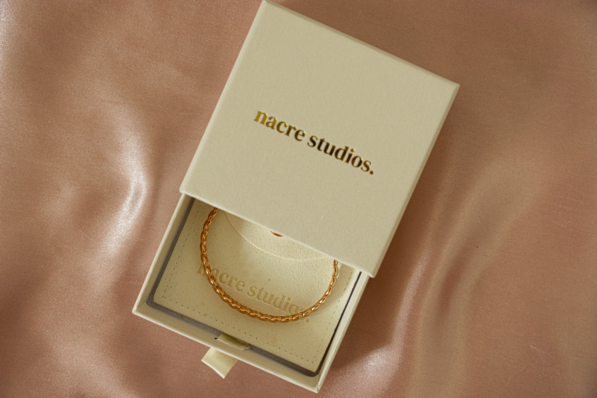 Amelie Croissant Gold Bangle