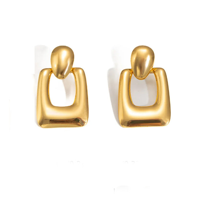 Louisa Gold Door Knocker Earrings