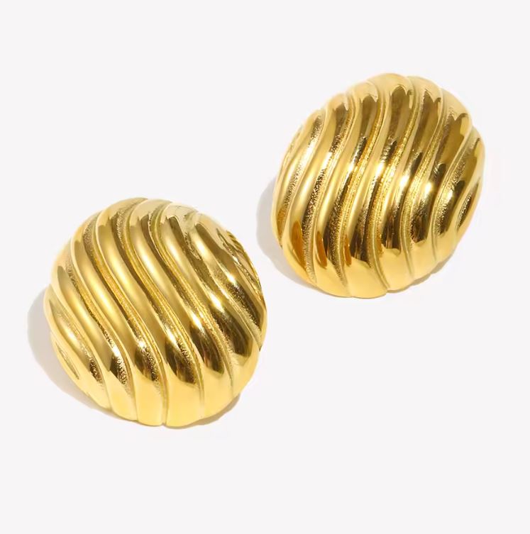 Joan Ellipse Rounded Earrings