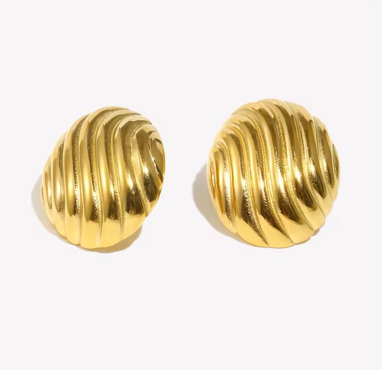 Joan Ellipse Rounded Earrings