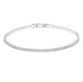 Christine Sterling Silver Cubic Zirconia Tennis Bracelet